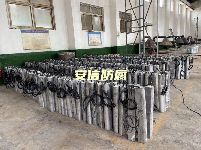 我公司鎂陽(yáng)極，鋁合金陽(yáng)極，鋁犧牲陽(yáng)極，鎂陽(yáng)極，鎂合金犧牲陽(yáng)極在呼和浩特?zé)捰蛷S的使用被評(píng)為優(yōu) 秀生產(chǎn)商